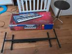 Keyboard met standaard en kruk, Muziek en Instrumenten, Met standaard, Ophalen, Overige merken, 61 toetsen