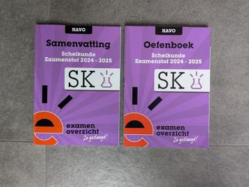 Examen Overzicht Scheikunde HAVO examenstof 2024 - 2025 beschikbaar voor biedingen