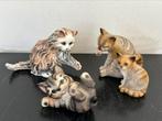 Merk poezen beeldjes 4 stuks in 1 koop, Verzamelen, Beelden en Beeldjes, Ophalen of Verzenden, Dier