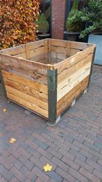 Blokpallet pallet met Opzetranden - 120x100x90 cm, Doe-het-zelf en Verbouw, Kratten en Dozen, Ophalen, 100 cm of meer, 60 cm of meer