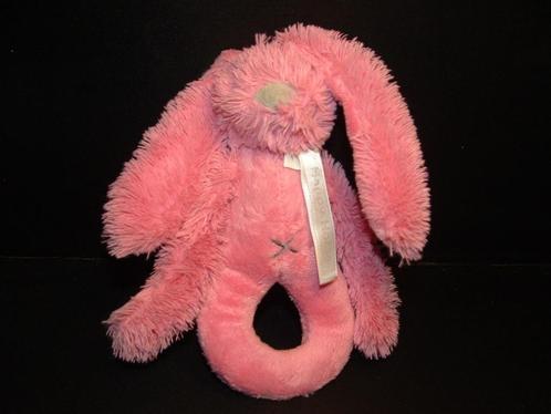 HAPPY HORSE KONIJN RABBIT RICHIE DEEP PINK RATTLE RAMMELAAR, Kinderen en Baby's, Speelgoed | Knuffels en Pluche, Nieuw, Konijn