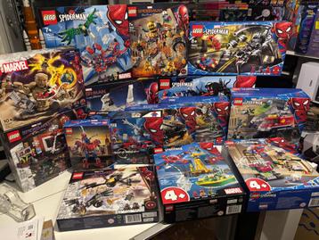 Lego Marvel Spiderman verzameling 10 sets, 9 nieuw 1 compl. beschikbaar voor biedingen