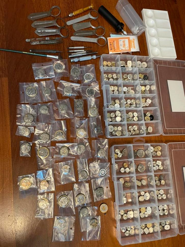 Horloges, Sieraden, Tassen en Uiterlijk, Horloges | Antiek, Overige merken, Goud, Ophalen of Verzenden