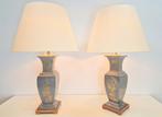 Set 2 Oosters tafellamp tin messing mid century handmade ´50, Huis en Inrichting, Klassiek eclectic, N, Metaal, Ophalen of Verzenden