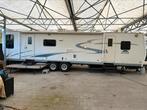 Amerikaanse trailer te koop 14 meter lang met 2 uitschuiven, Caravans en Kamperen, Tot en met 2