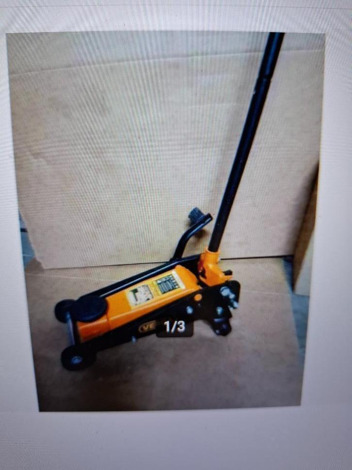 garage krik 3 T. met voetpedaal, Auto diversen, Krikken, Nieuw, Garagekrik, Hydraulisch, Ophalen