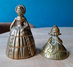 Vintage messing tafelbellen, Antiek en Kunst, Antiek | Koper en Brons, Ophalen of Verzenden, Koper