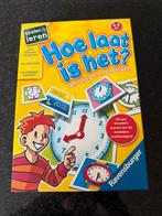 Hoe laat is het, leuk om op spelenderwijs de klok te leren, Een of twee spelers, Ophalen of Verzenden, Zo goed als nieuw, Ravensburger