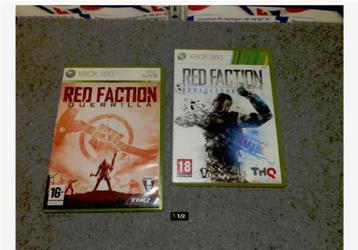 Xbox 360 spel red faction guerrilla en armageddon beschikbaar voor biedingen