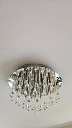 Glazen druppels  plafonlamp, Huis en Inrichting, Ophalen, Gebruikt