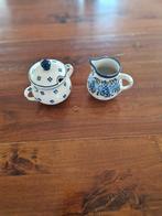 Bunzlau Castle Roomstel - Suikerpot & Melkkan, Huis en Inrichting, Keuken | Servies, Overige typen, Ophalen of Verzenden, Zo goed als nieuw