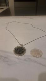 Mi Moneda ketting met hanger, Gebruikt, Ophalen of Verzenden, Zilver, Overige materialen