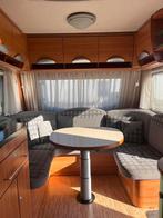Hymer eriba nova 465 caravan, Caravans en Kamperen, Caravans, Rondzit, Frans bed, Schokbreker, Particulier