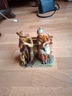 Oma en Opa beeldje op bankje, Ophalen