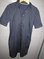 G630 Opus mt 36 jurk donkerblauw stretch dun, Zo goed als nieuw, Knielengte, Maat 36 (S), Opus