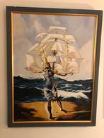 Kunst Reproductie Salvador Dali ''The Ship'', Veenpolderstraat 37  2013 SV  Haarlem, Cornwallantiques@hotmail.com, Ophalen of Verzenden
