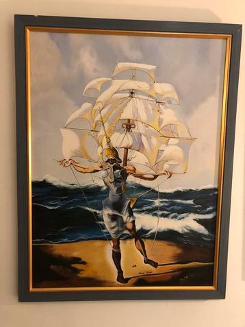 Kunst Reproductie Salvador Dali ''The Ship'' beschikbaar voor biedingen