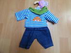 3 Delige set van Heless 35-45 cm (past Baby Born ook) NIEUW!, Ophalen of Verzenden, Nieuw, Babypop
