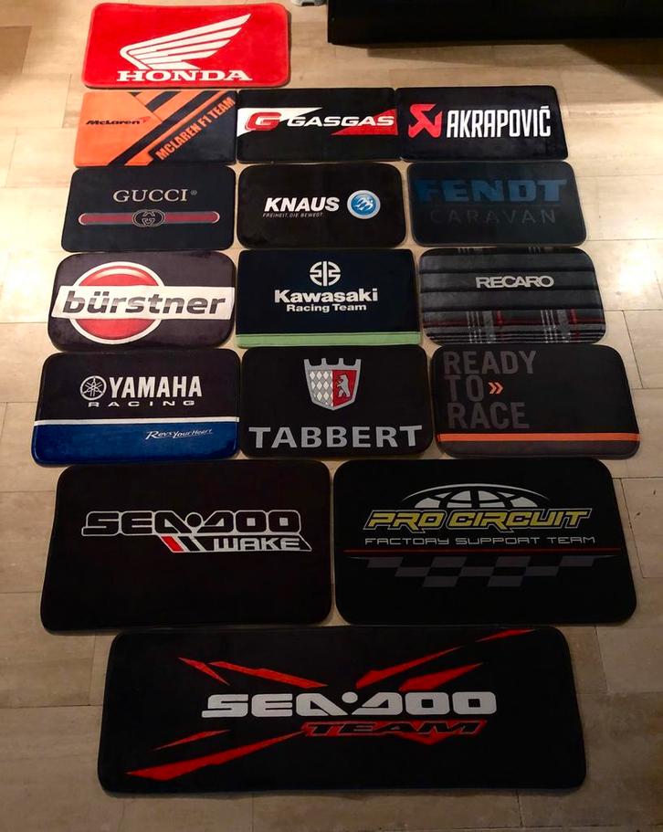 Diverse Deurmatten Decoratie Matten Tabbert Fendt Honda Ktm, Huis en Inrichting, Woonaccessoires | Overige, Nieuw, Ophalen of Verzenden