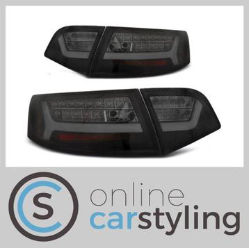 LED Achterlichten Audi A6 C6 Sedan Zwart Lightbar Design beschikbaar voor biedingen