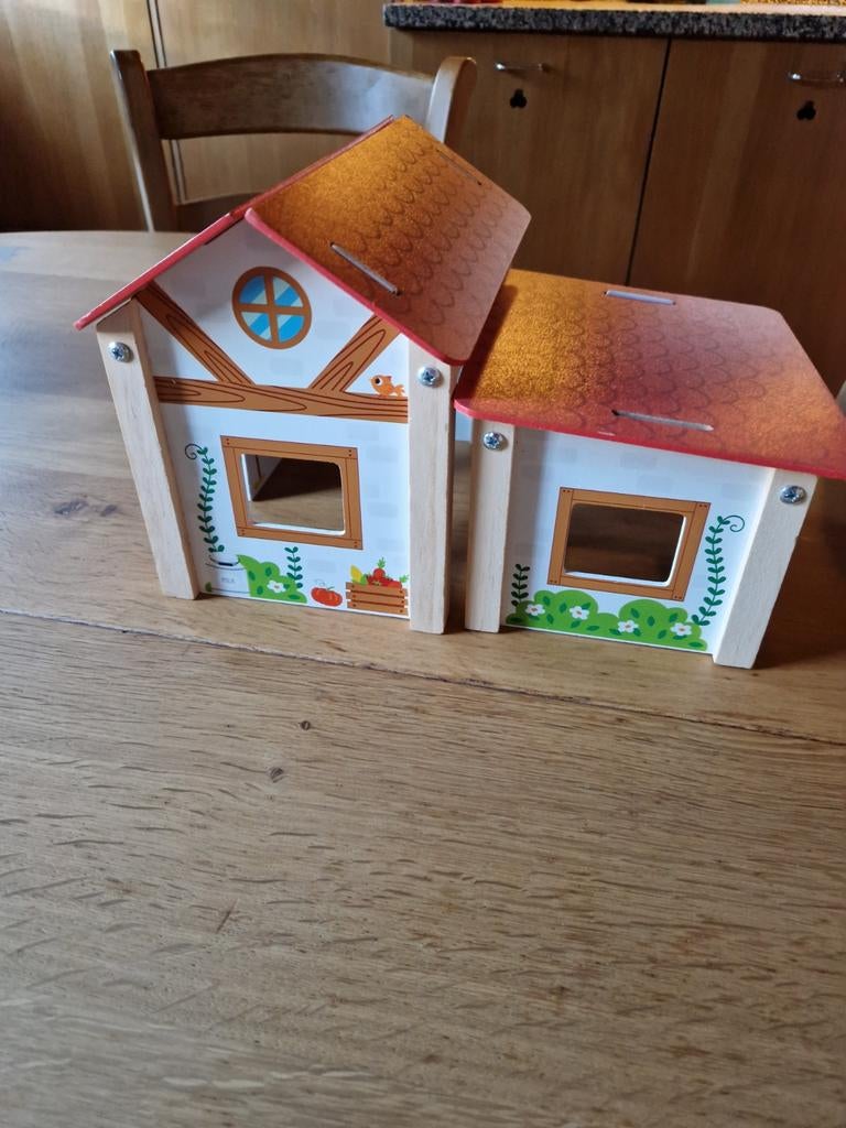 HOUTEN SPEELGOED HUISJE, Ophalen of Verzenden