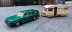 Matchbox  Volvo Estate met Caravan. Bieden, Ophalen of Verzenden, Zo goed als nieuw, Auto, Matchbox