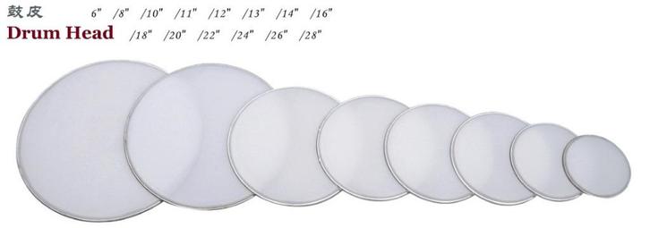 snaredrum coated skin, white skin tom & bassdrum vellen, Muziek en Instrumenten, Percussie, Nieuw, Trommel, Ophalen of Verzenden