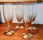 Champagneglazen 4 stuks, Antiek en Kunst, Antiek | Glas en Kristal, Ophalen of Verzenden