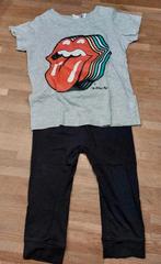 Leuke set, shirt met broek, Rolling Stones, maat 92., Jongen, Gebruikt, Ophalen of Verzenden