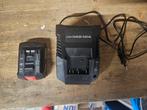 Bosch professional 18v 2ah accu + lader z.g.a.n., Ophalen of Verzenden, Zo goed als nieuw