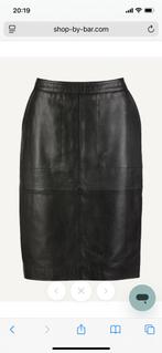 By Bar leren rok, Zwart, Ophalen of Verzenden, Zo goed als nieuw, Boven de knie