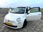 Fiat 500 C Parelmoer NAP Automaat Leder Opendak/Cabrio Airco, Euro 5, 86 pk, Gebruikt, 31 €/maand