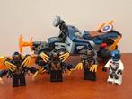 Lego Marvel 76123 - Captain Amerika: Outriders Attack, Ophalen of Verzenden, Gebruikt, Complete set, Lego