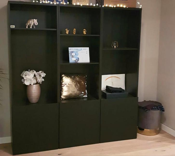 Ikea Besta Vakkenkasten - Set van 3, Huis en Inrichting, Kasten | Overige, Gebruikt, Ophalen