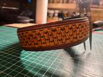 Hand gemaakt leren honden halsband, Dieren en Toebehoren, Ophalen of Verzenden, Nieuw