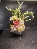 Eric kuster style 40x40cm kunstbloemen in spiegel pot, Ophalen of Verzenden, Zo goed als nieuw