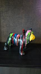 Kleurrijk Hondenbeeld, Tuin en Terras, Tuinbeelden, Ophalen, Zo goed als nieuw, Kunststof, Dierenbeeld