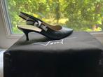 Toral leren slingbacks maat 40, Ophalen of Verzenden, Nieuw, Zwart, Schoenen met lage hakken