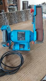 Topcraft Bandschuurmachine, slijpmachine, Doe-het-zelf en Verbouw, Ophalen of Verzenden, Gebruikt, Minder dan 700 watt, Werkbankslijpmachine