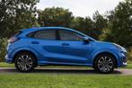 Ford Puma 125 PK EcoBoost Hybrid ST-Line ✅ LED ✅ Stuurve, Voorwielaandrijving, Euro 6, Blauw, Origineel Nederlands