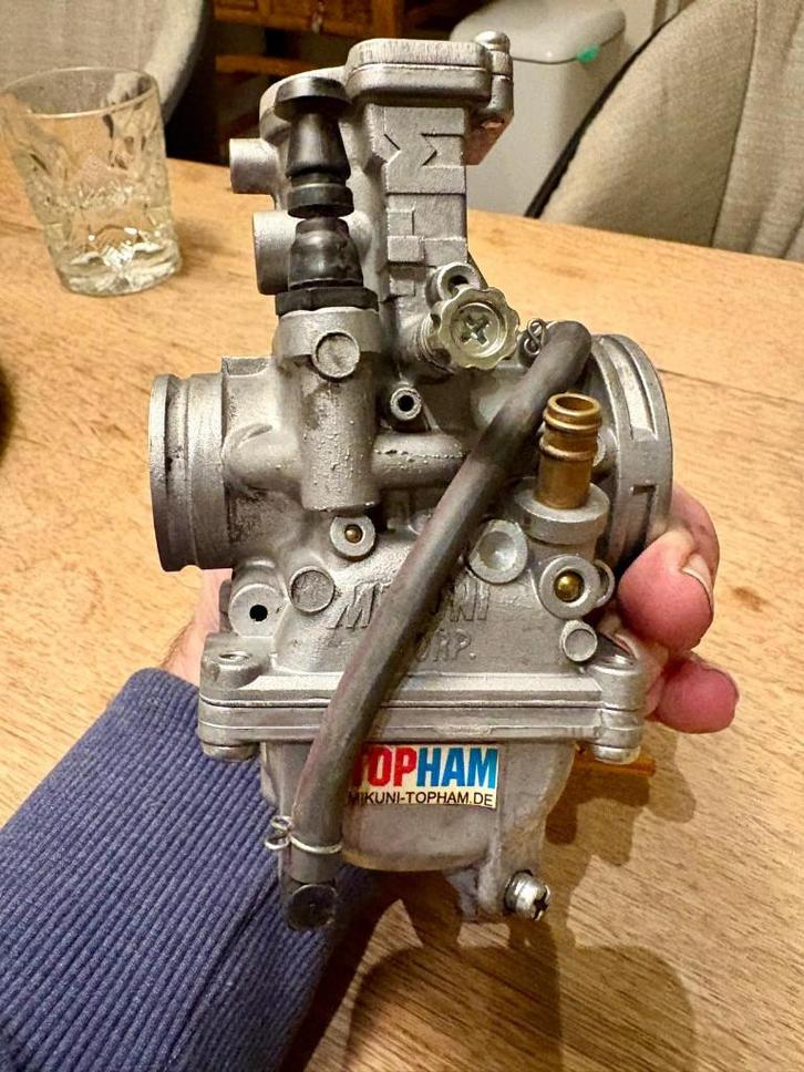 Carburateur -MIKUNI 30mm TMX30- handmatige choke, Fietsen en Brommers, Brommeronderdelen | Scooters, Gebruikt, Vespa, Carburateur