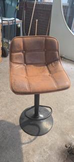 Vintage Bar Kruk / Stoel, Ophalen, Gebruikt, 60 tot 90 cm, Metaal