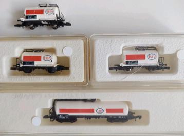 MÄRKLIN Z mini-club ketelwagens ESSO beschikbaar voor biedingen