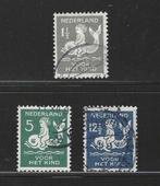 Nederland 225-228 voor het kind  jaar 1925-1928 serie gestem, Verzenden, Gestempeld