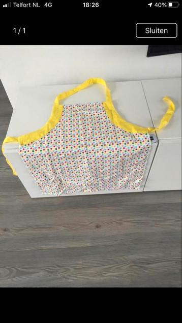 Hema kinderschort schortje confetti stipjes beschikbaar voor biedingen
