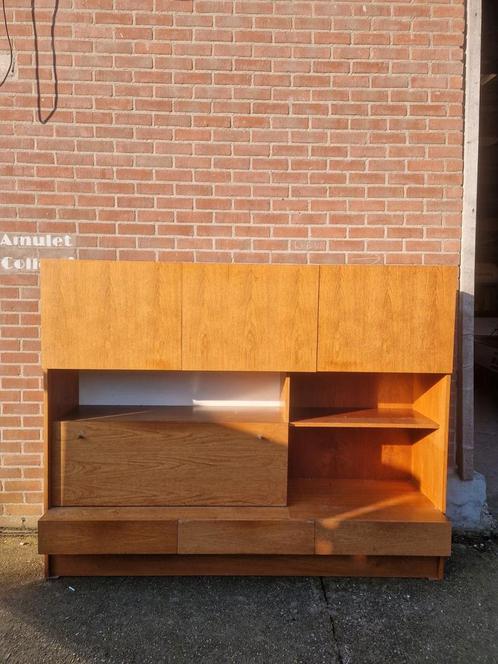 Vintage teak royal board sweden wandmeubel design mid centur, Huis en Inrichting, Kasten | Wandmeubels, Gebruikt, 150 tot 200 cm