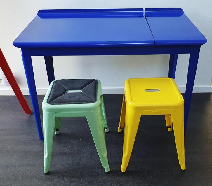 TOLIX BUREAU CLAPET. FRANS FABRIKAAT VAN ZWAAR STAAL, Huis en Inrichting, Bureaus, Zo goed als nieuw, Bureau, Ophalen