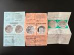 ECU 3x certificaten munten der Nederlanden, Postzegels en Munten, Munten | Nederland, Ophalen of Verzenden, Koningin Beatrix, Overige waardes