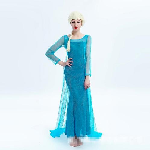 Frozen jurk Dames Elsa jurk Volwassenen *XS tm XXL*, Kleding | Dames, Carnavalskleding en Feestkleding, Nieuw, Kleding, Maat 42/44 (L)