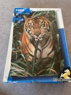 Mooie gave puzzel van een tijger, Ophalen of Verzenden